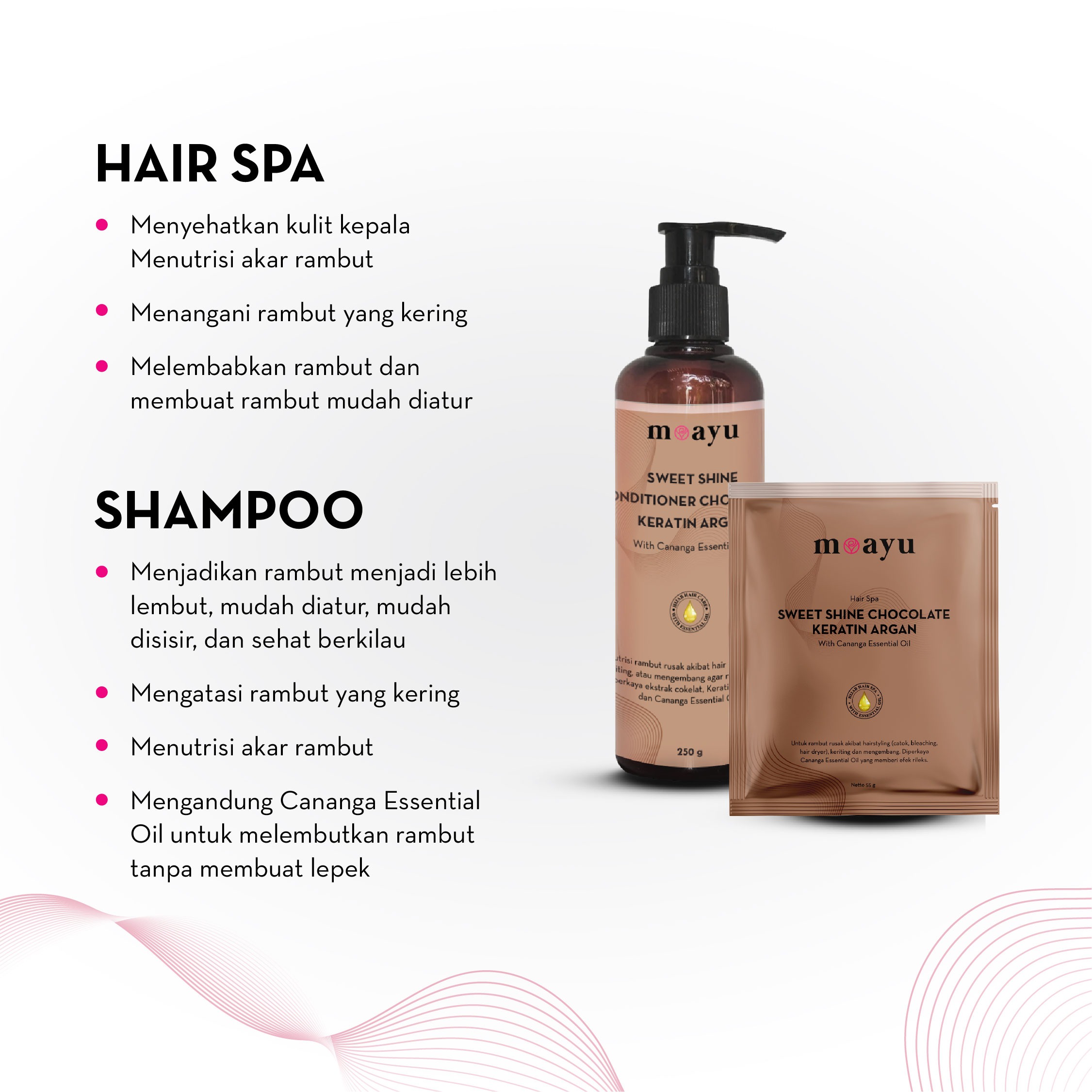 Moayu Mini Chocolate Package - Perawatan Rambut Rusak