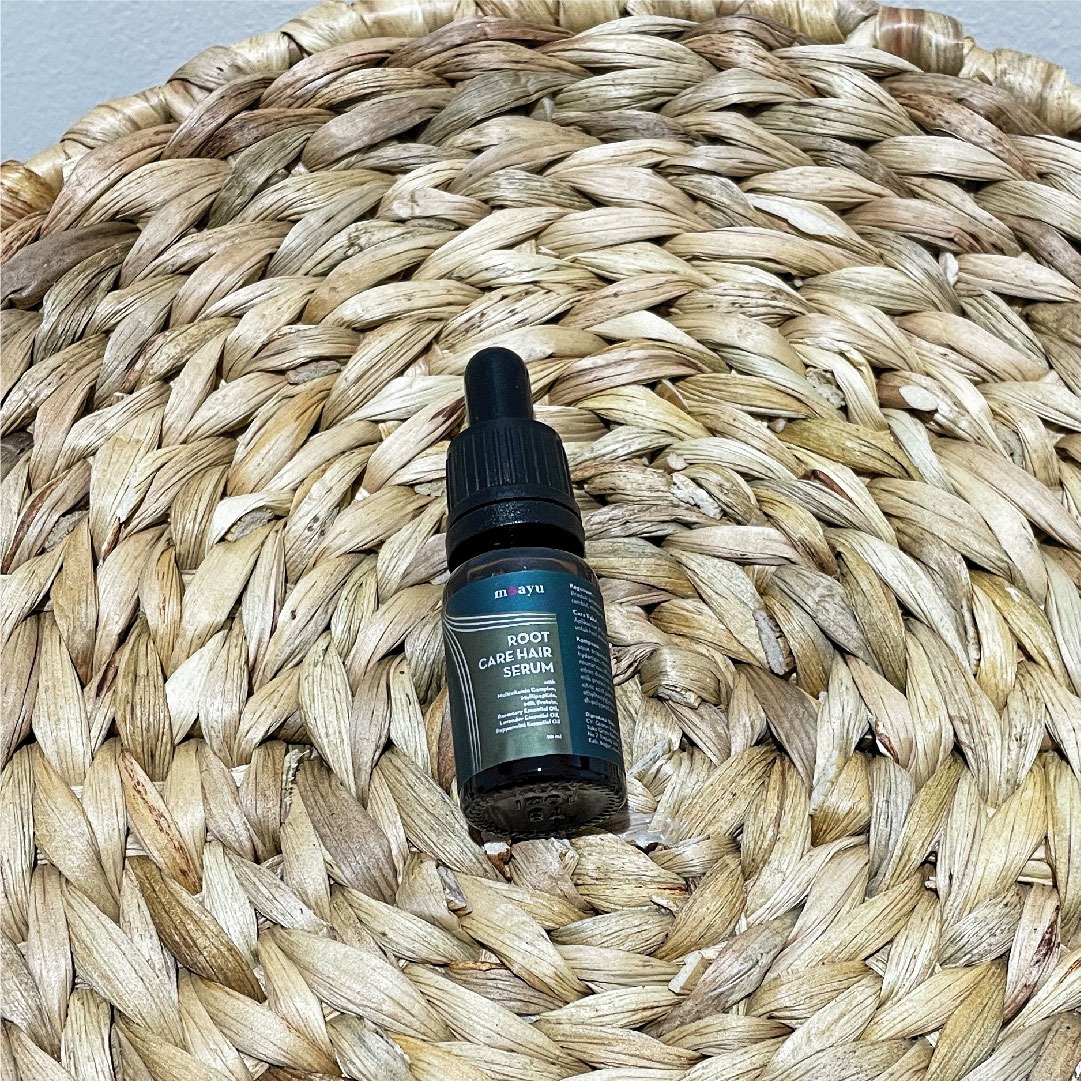 MOAYU Root Care Hair Serum, Anti Hair Fall Serum, Serum Rambut Anti Rontok, Perkuat Akar Rambut dan Cegah Kerontokan, Rambut Berhijab