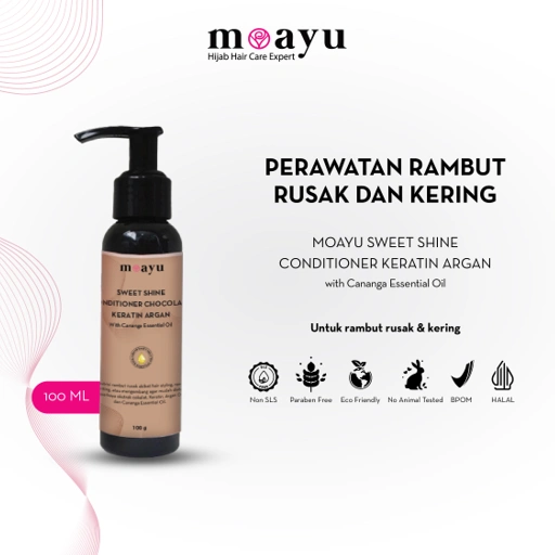 Image of Moayu Sweet Shine Chocolate Keratin Argan Conditioner 100 Ml