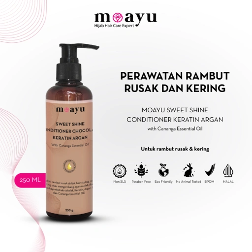 Image of Moayu Sweet Shine Chocolate Keratin Argan Conditioner 250 ML