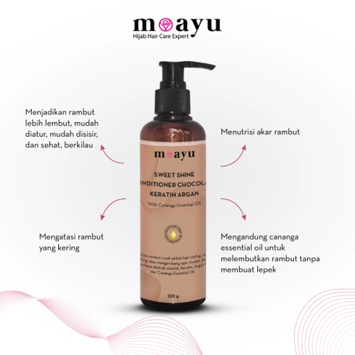 Image of Moayu Sweet Shine Chocolate Keratin Argan Conditioner 250 ML