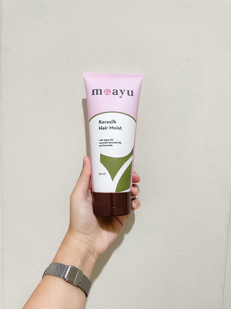 MOAYU Kerasilk Hair Moist Conditioner Tanpa Bilas 150ml - Kondisioner Rambut Berhijab, Anti Ngembang & Kusut, dengan Ceramide & Kerati