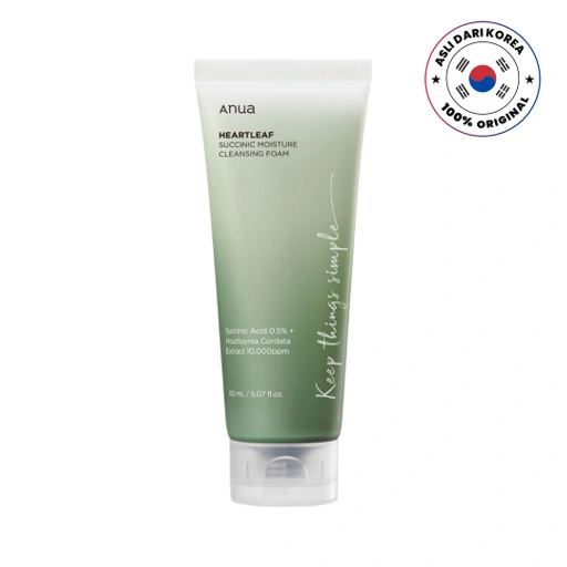 Image of ANUA Heartleaf Succinic Moisture Cleansing Foam 150ml
