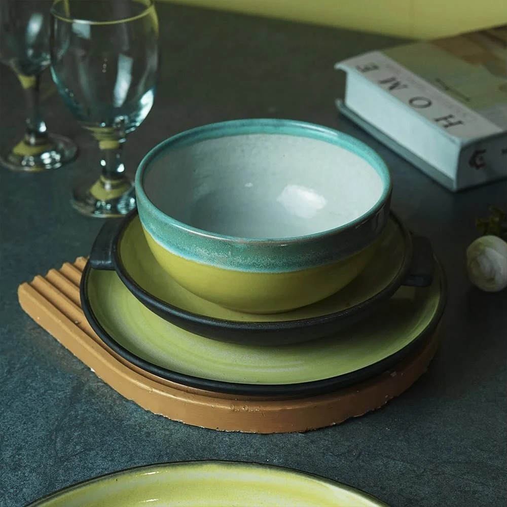 Munzterania Yamabuki-iro Series Dinnerware set of 8