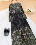 My Zahir Namira Dress Gamis Motif Bahan Rayon Viscose