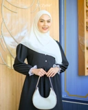 My Zahir Asyila Dress Busui Gamis Polos Friendly Bahan Crinckle Airflow