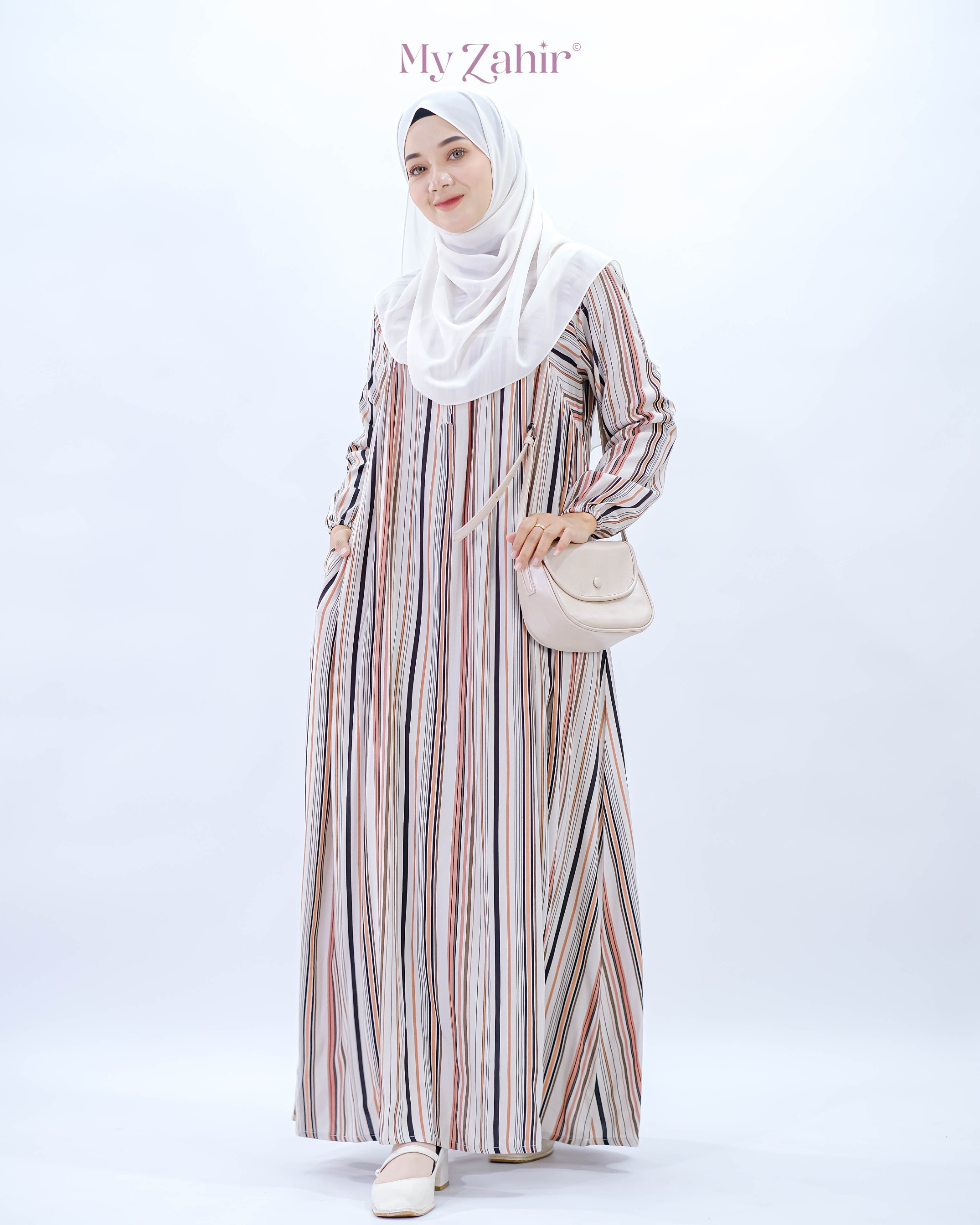 My Zahir Mazaya Dress Gamis Bahan Rayon Viscose