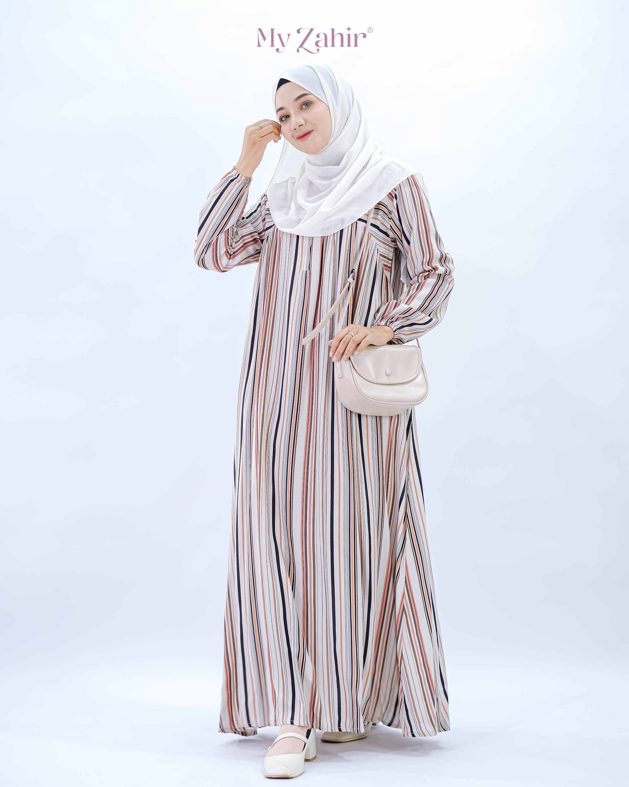 My Zahir Mazaya Dress Gamis Bahan Rayon Viscose