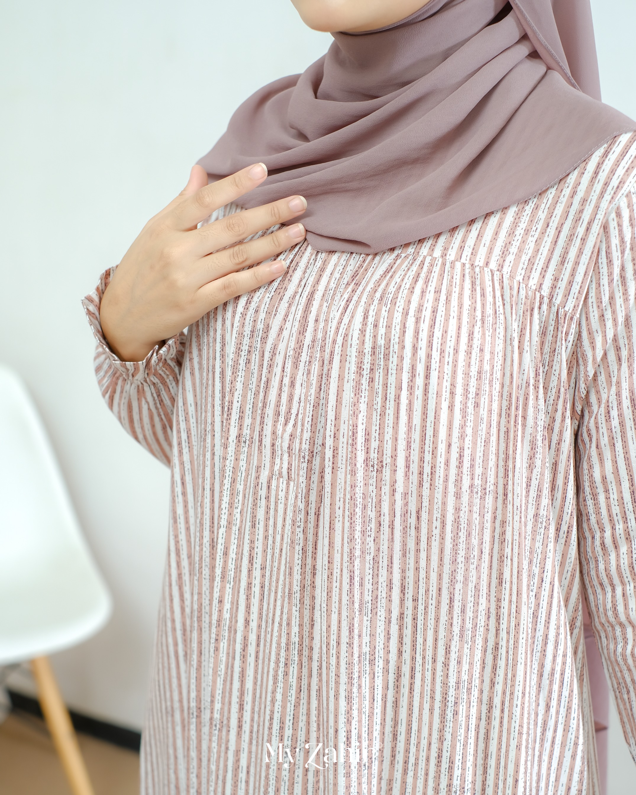 My Zahir Shea Dress Busui Friendly Bahan Rayon Twill Best Seller