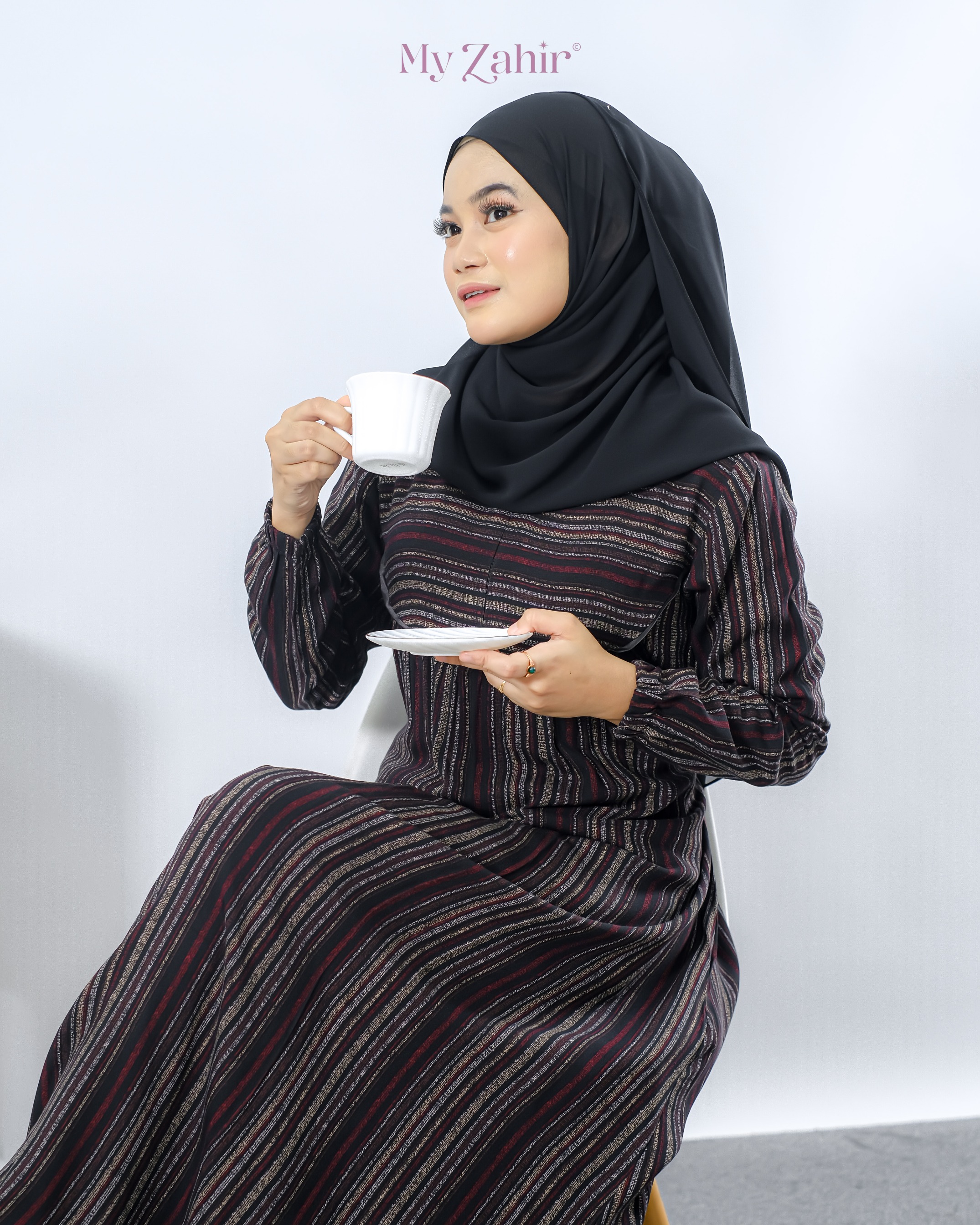 My Zahir Yuri Dress Gamis Bahan Rayon Viscose
