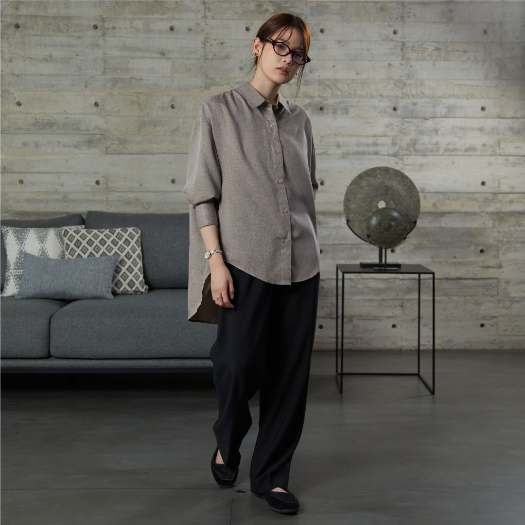 CINDRA OVERSIZED SHIRT