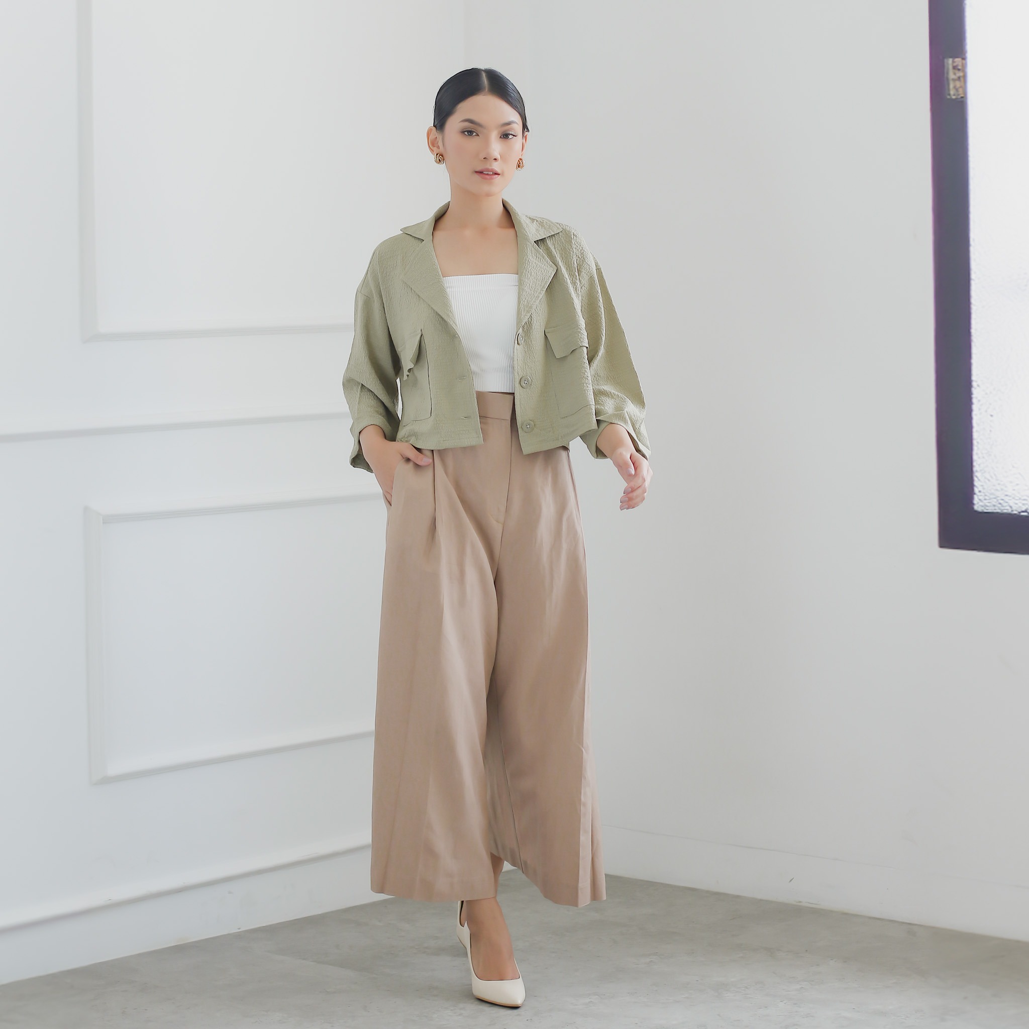 CINDRA CELANA WANITA SPLIT - PALAZZO PANTS LIMITED EDITION