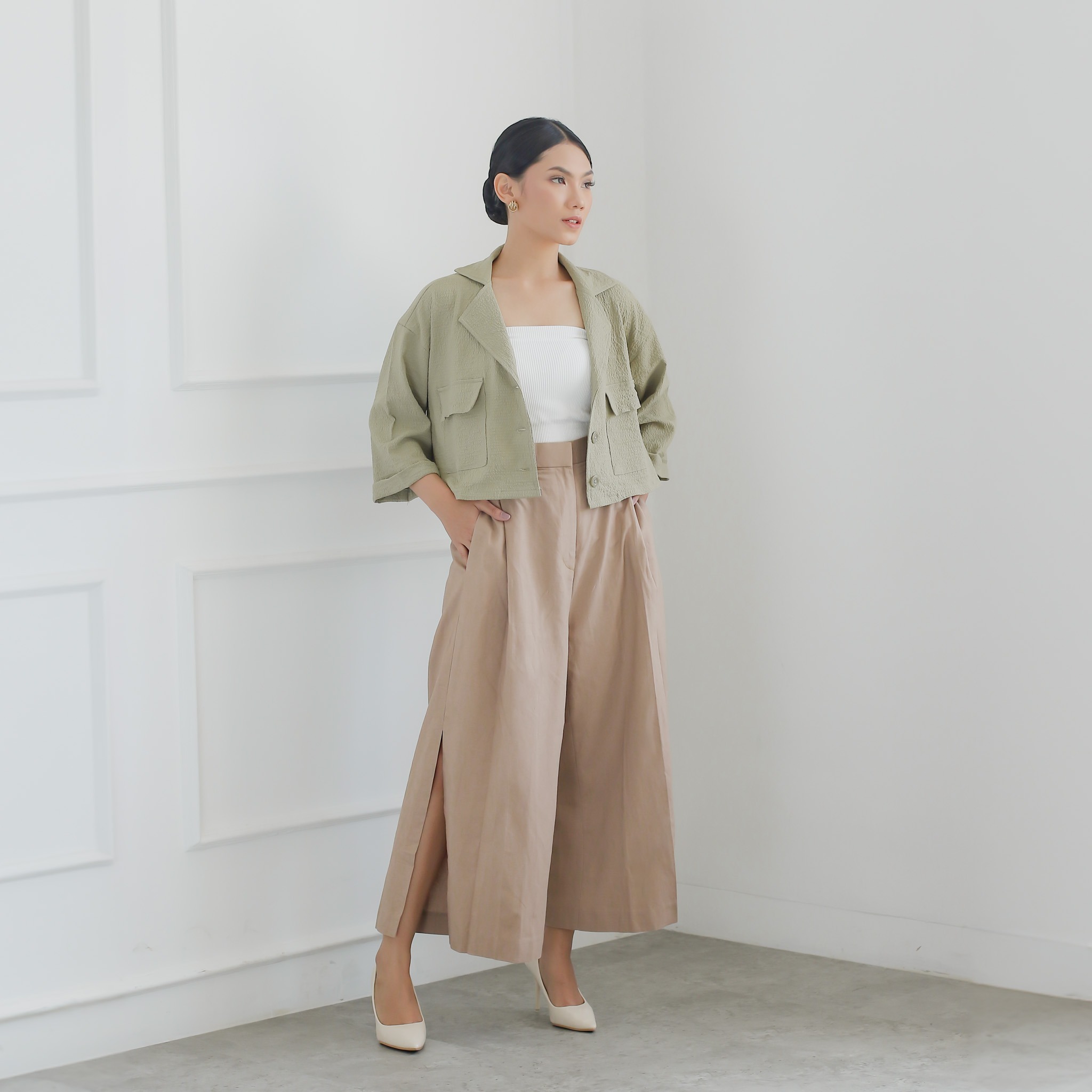 CINDRA CELANA WANITA SPLIT - PALAZZO PANTS LIMITED EDITION