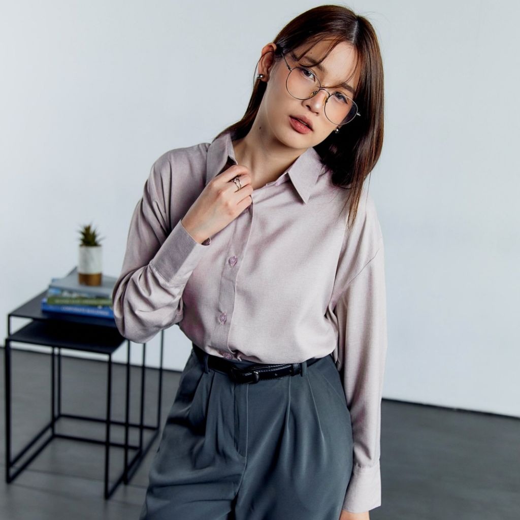 CINDRA OVERSIZED SHIRT