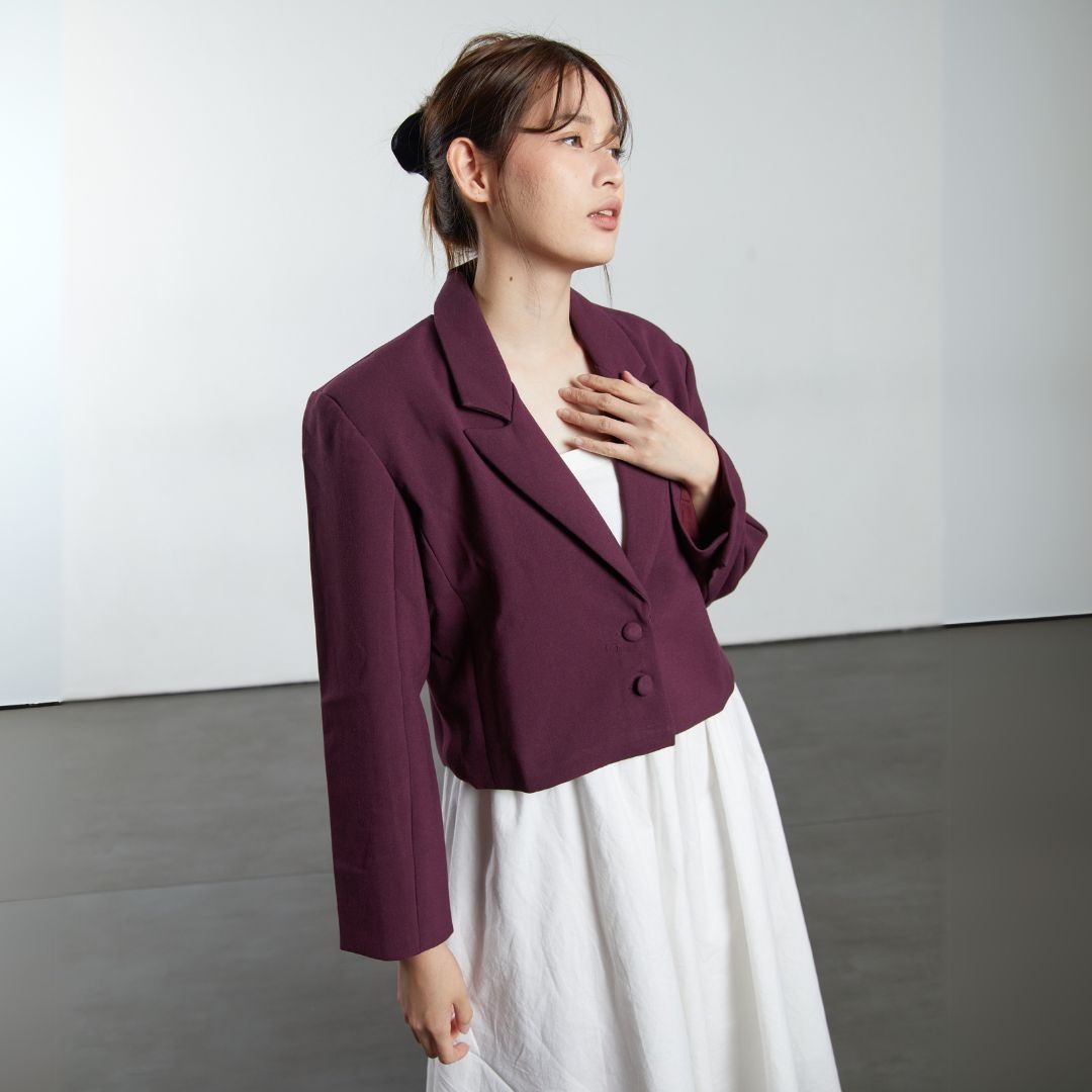 CINDRA BLAZER CROP WANITA