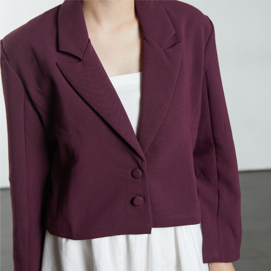 CINDRA BLAZER CROP WANITA
