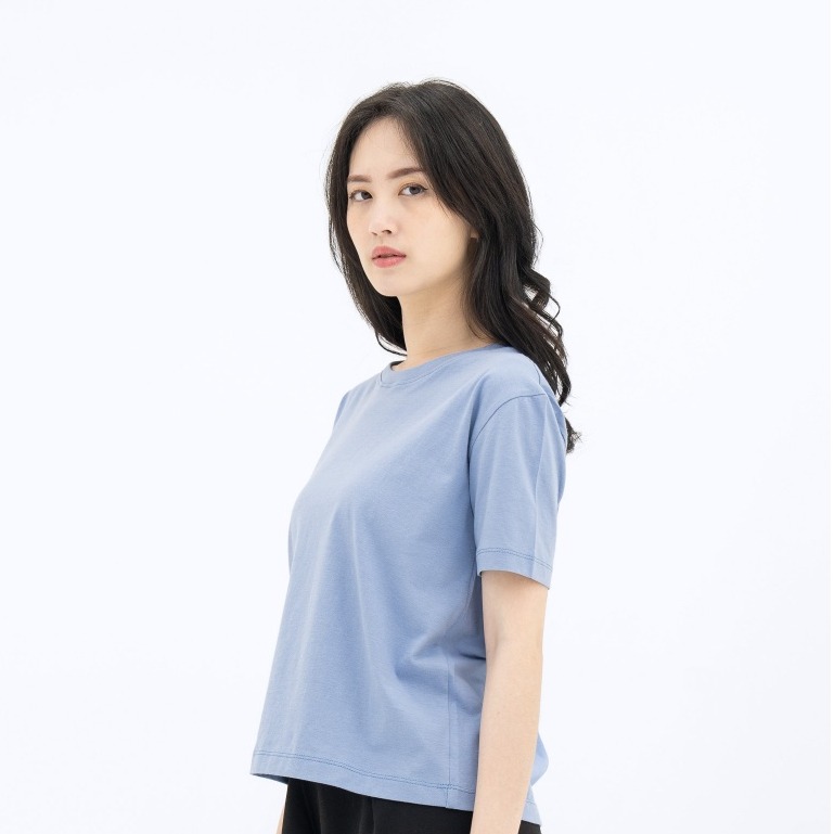 CINDRA TSHIRT BASIC WANITA LENGAN PENDEK - KAOS WANITA BASIC POLOS