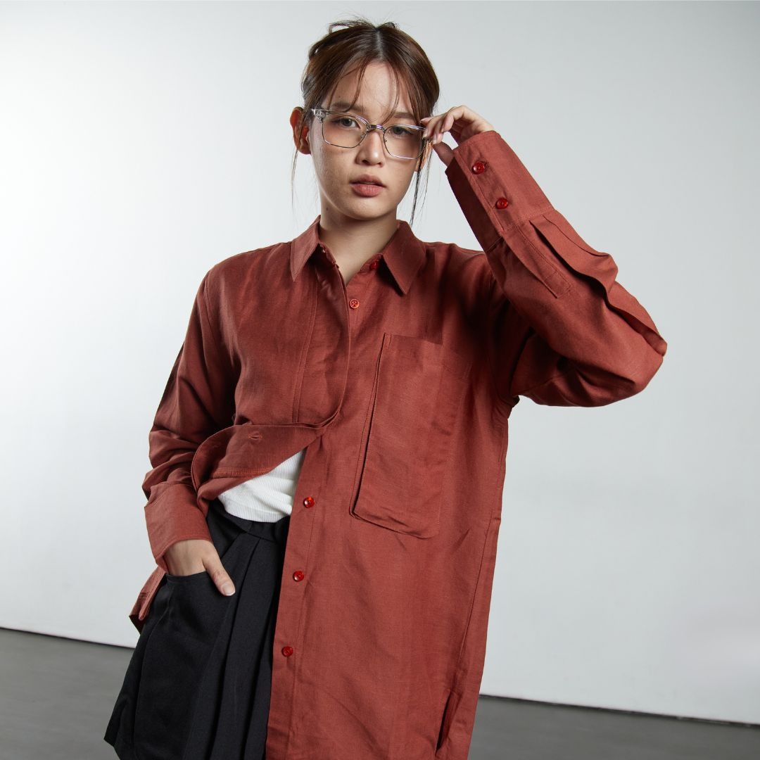 CINDRA BIG POCKET SHIRT BATA