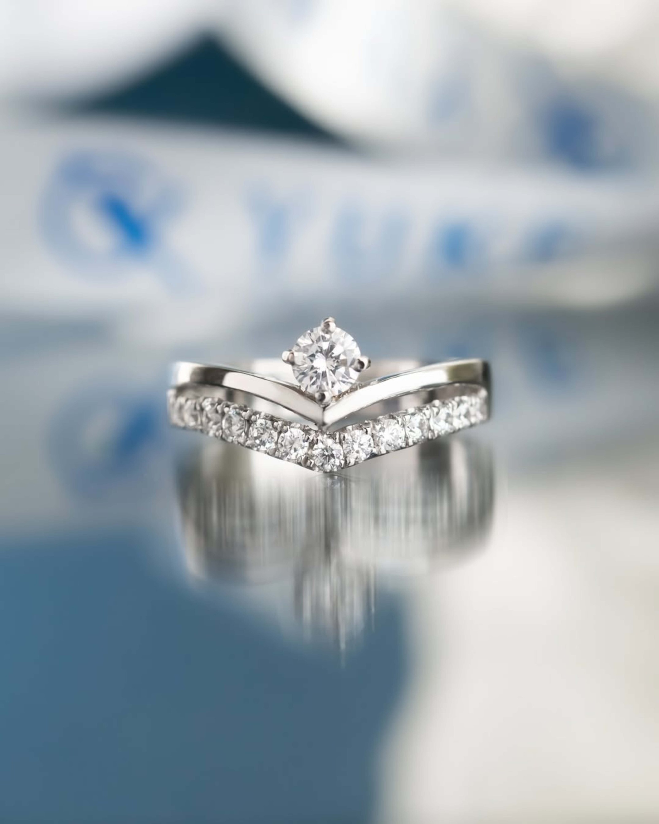 Yuke Jewelry - Cincin Kawin/Couple Bahan Emas - Perak - Palladium - Platinum Model DAIVA Series