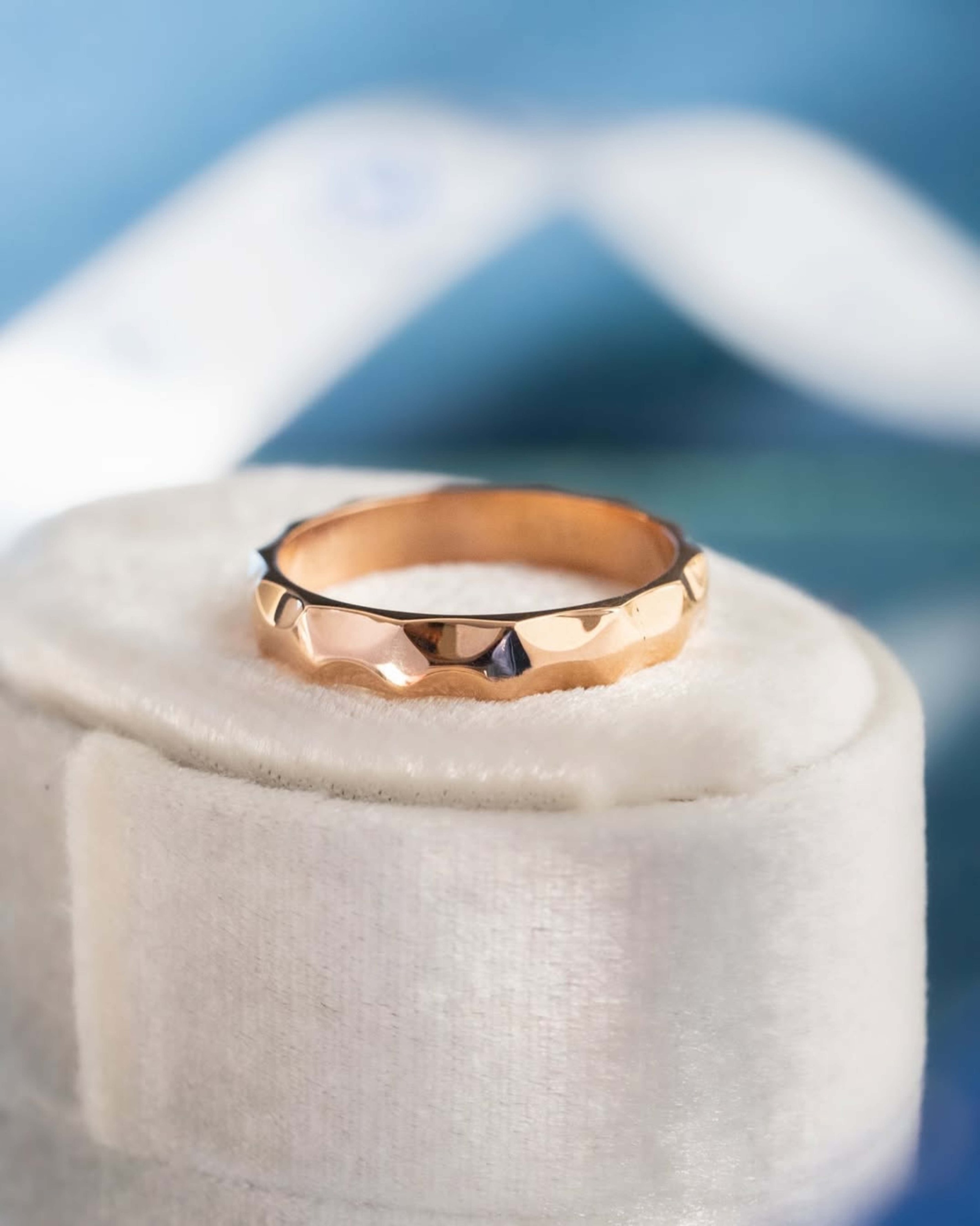 Yuke Jewelry - Cincin Kawin/Couple Bahan Emas - Perak - Palladium - Platinum Model SEIRA Series