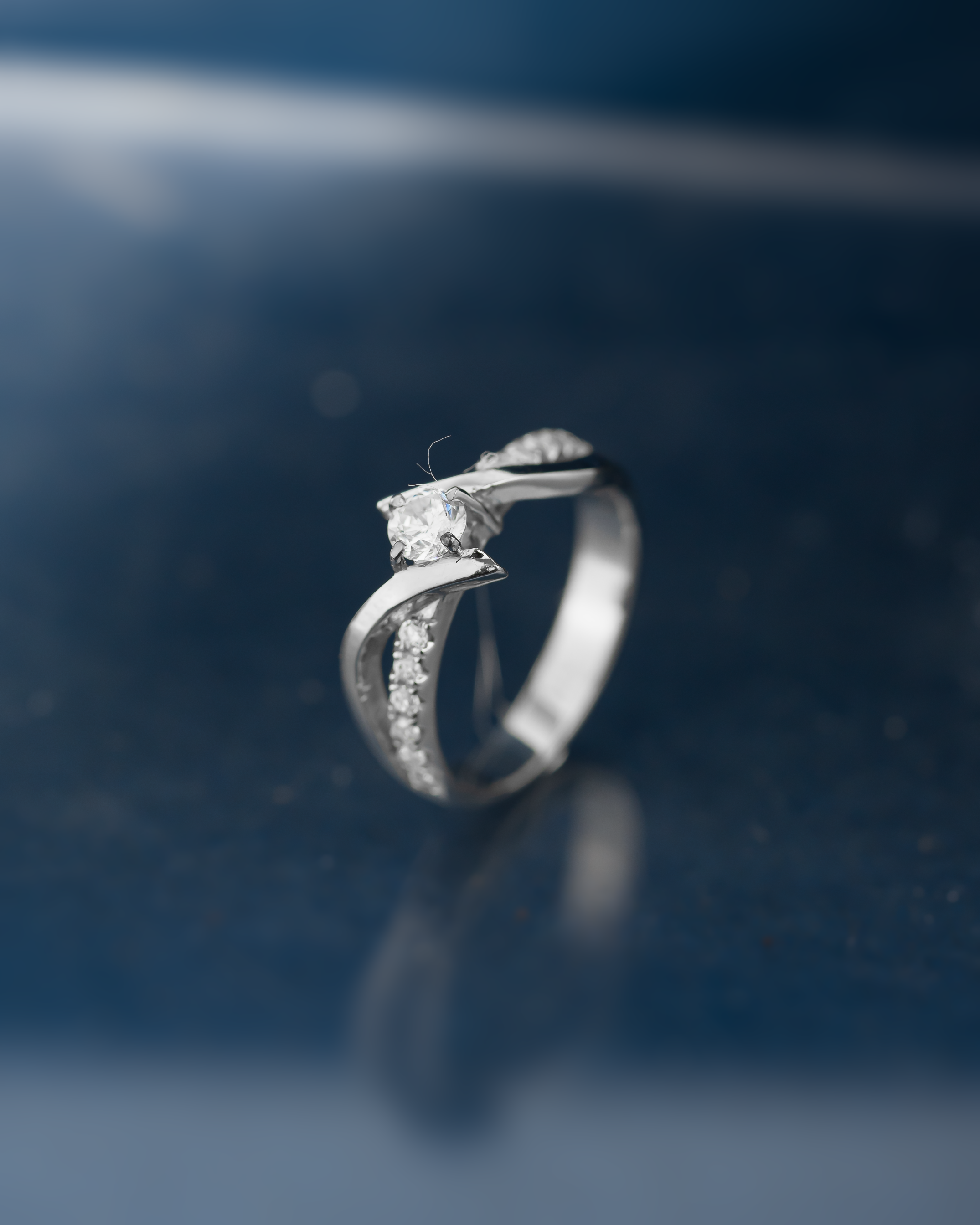 Yuke Jewelry - Cincin Kawin/Couple Bahan Emas - Perak - Palladium - Platinum Model ZORA Series
