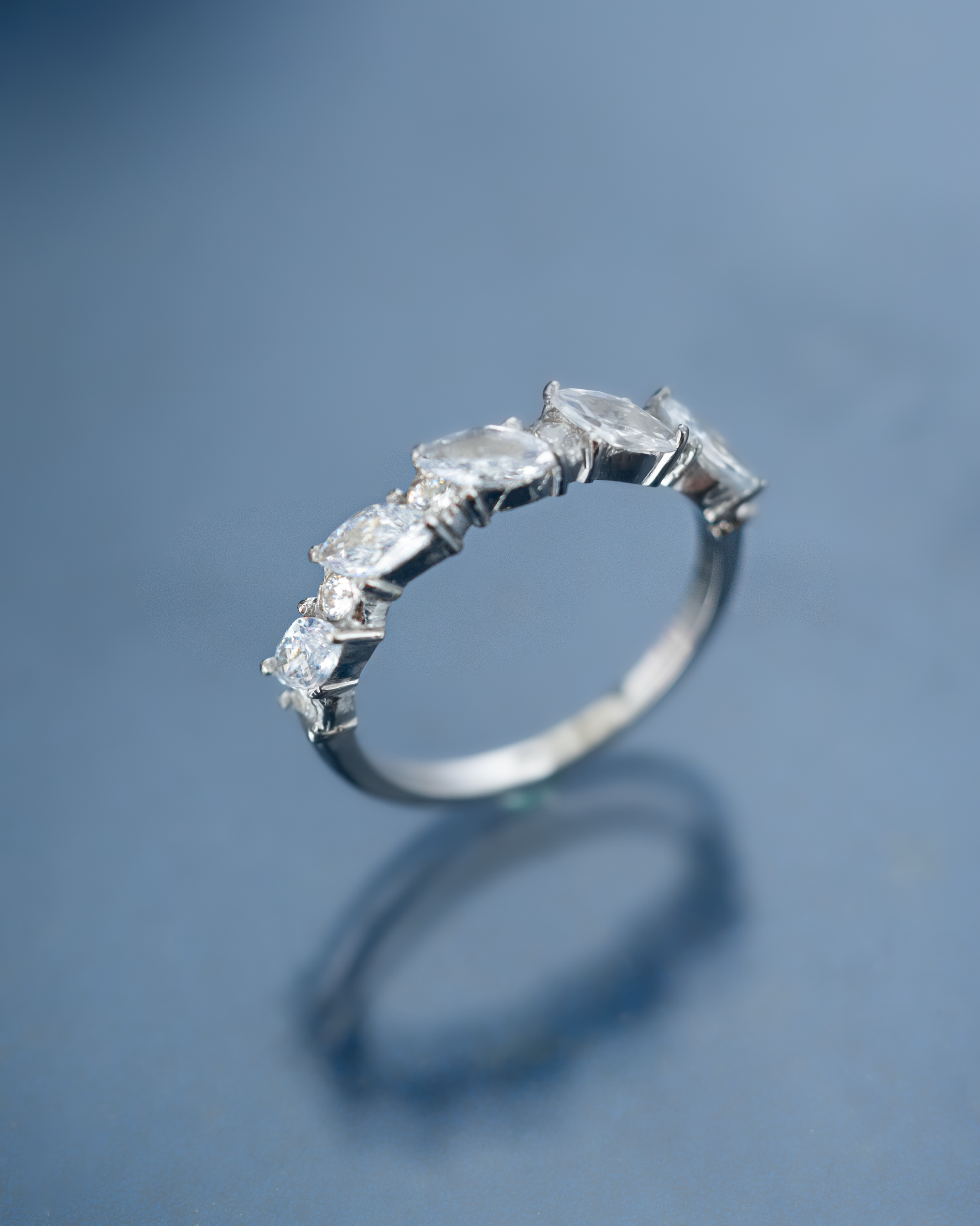 Yuke Jewelry - Cincin Kawin/Couple Bahan Emas - Perak - Palladium - Platinum Model BRINLEY Series