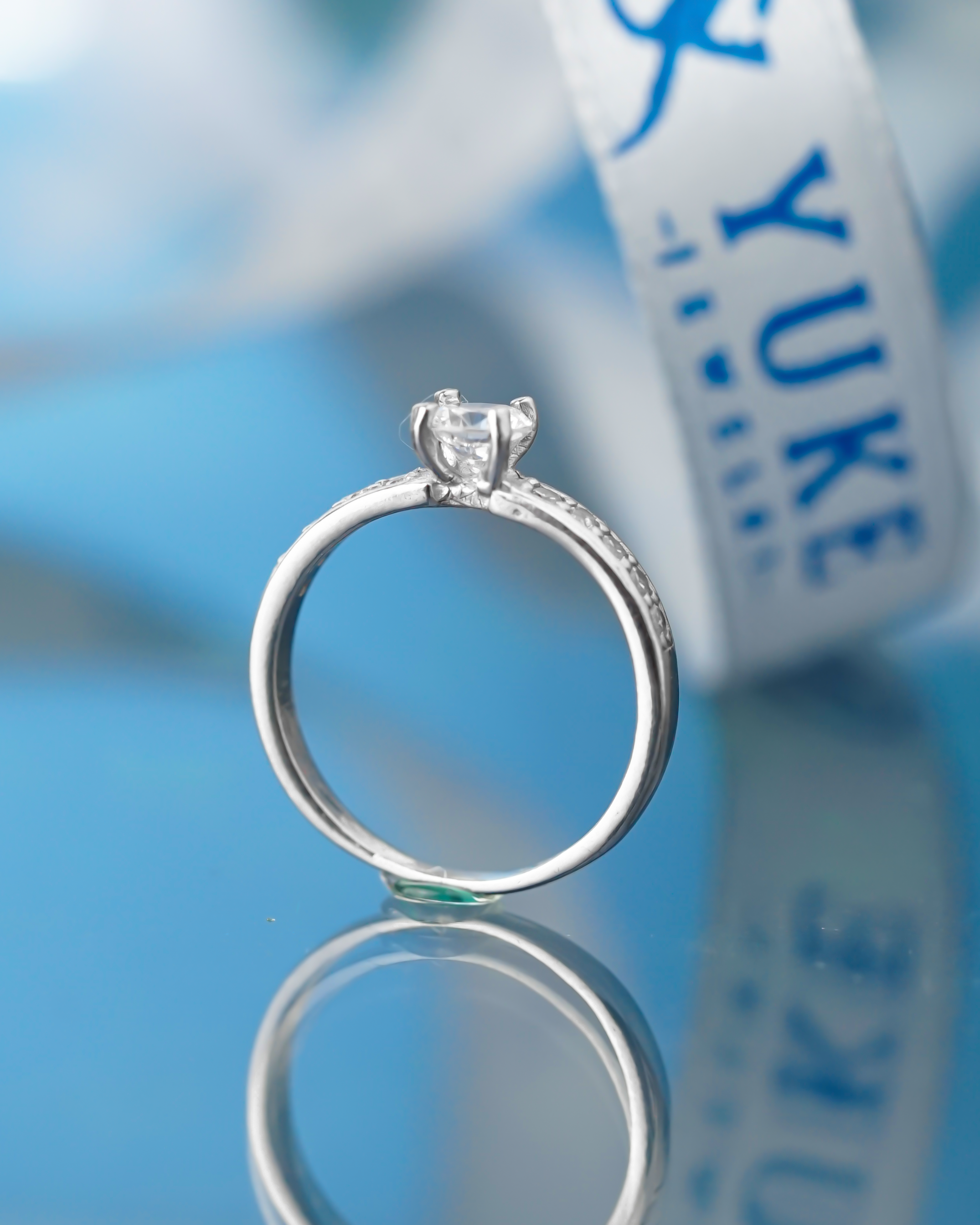 Yuke Jewelry - Cincin Kawin/Couple Bahan Emas - Perak - Palladium - Platinum Model ESHIKA Series