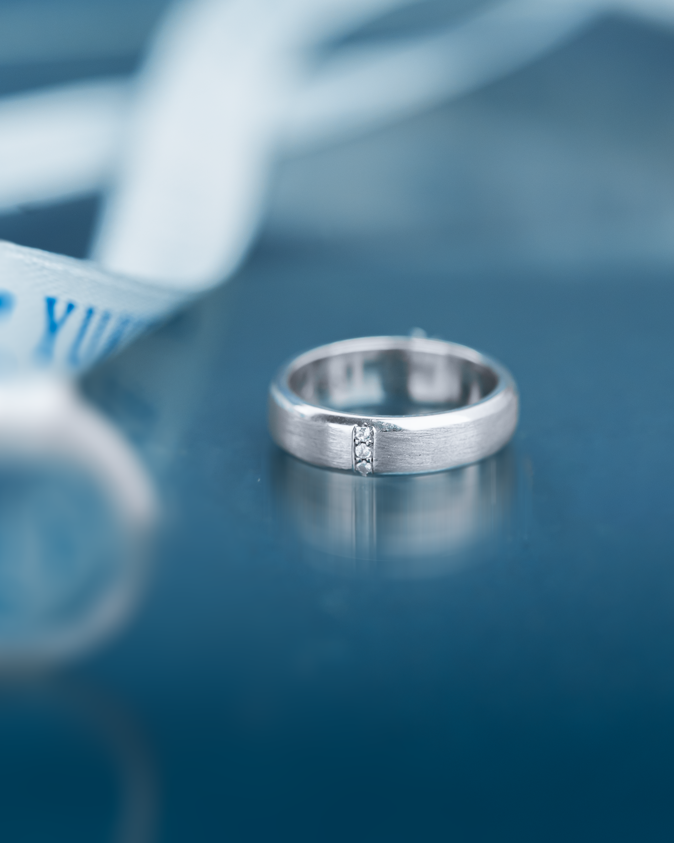 Yuke Jewelry - Cincin Kawin/Couple Bahan Emas - Perak - Palladium - Platinum Model KAIVAN Series