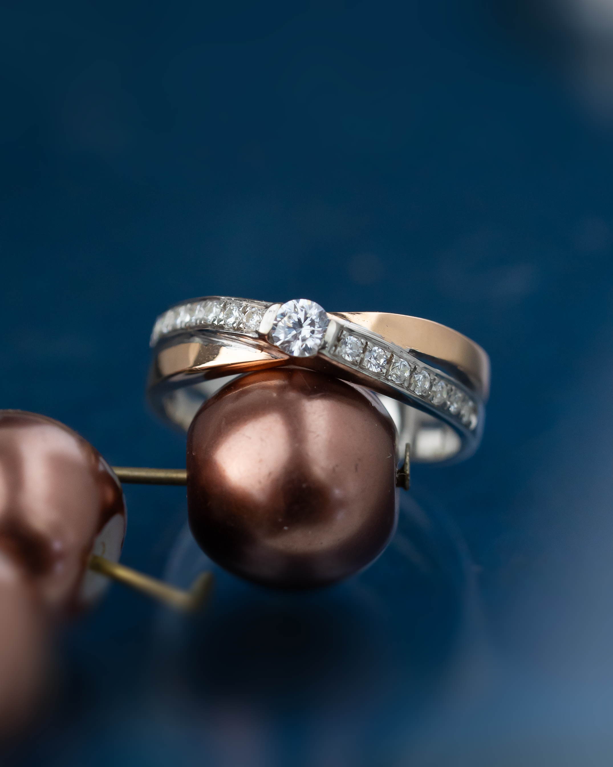 Yuke Jewelry - Cincin Kawin/Couple Bahan Emas - Perak - Palladium - Platinum Model PALLAVI Series