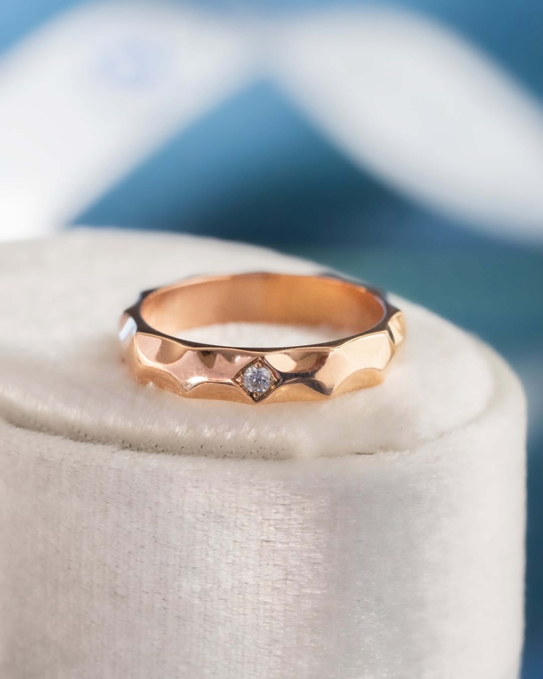 Yuke Jewelry - Cincin Kawin/Couple Bahan Emas - Perak - Palladium - Platinum Model SEIRA Series