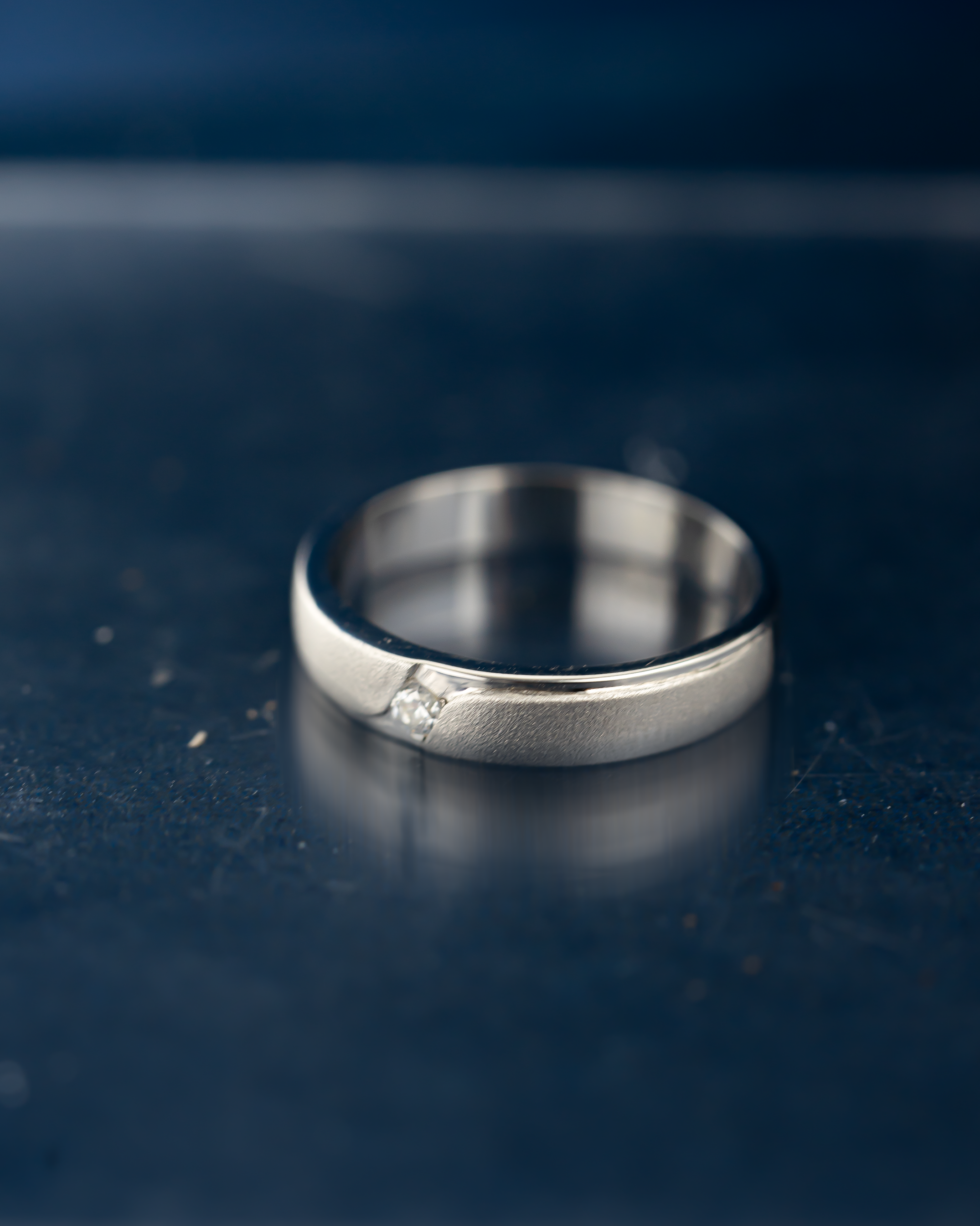 Yuke Jewelry - Cincin Kawin/Couple Bahan Emas - Perak - Palladium - Platinum Model ZORA Series