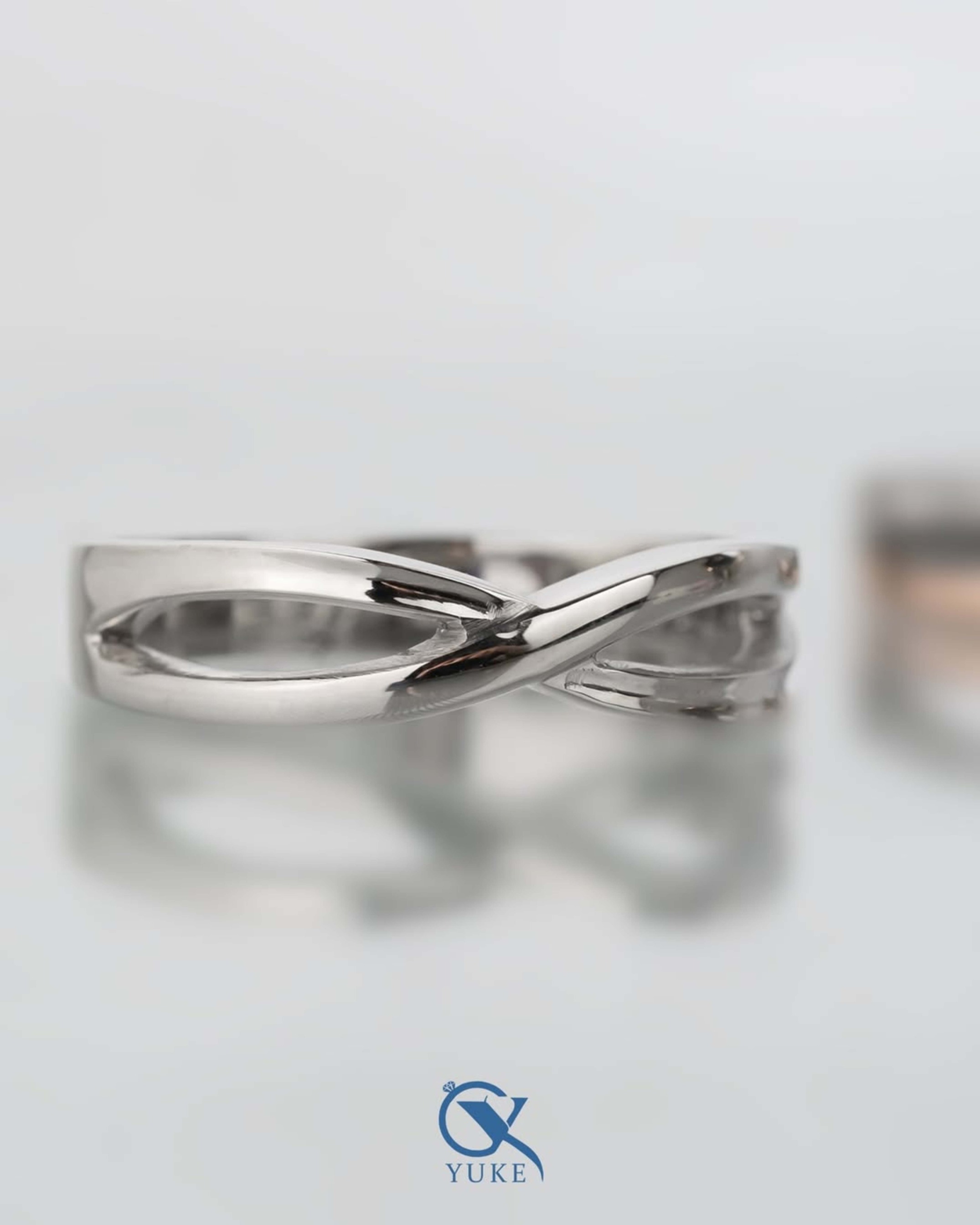 Yuke Jewelry - Cincin Kawin/Couple Bahan Emas - Perak - Palladium - Platinum Model NICESY Series