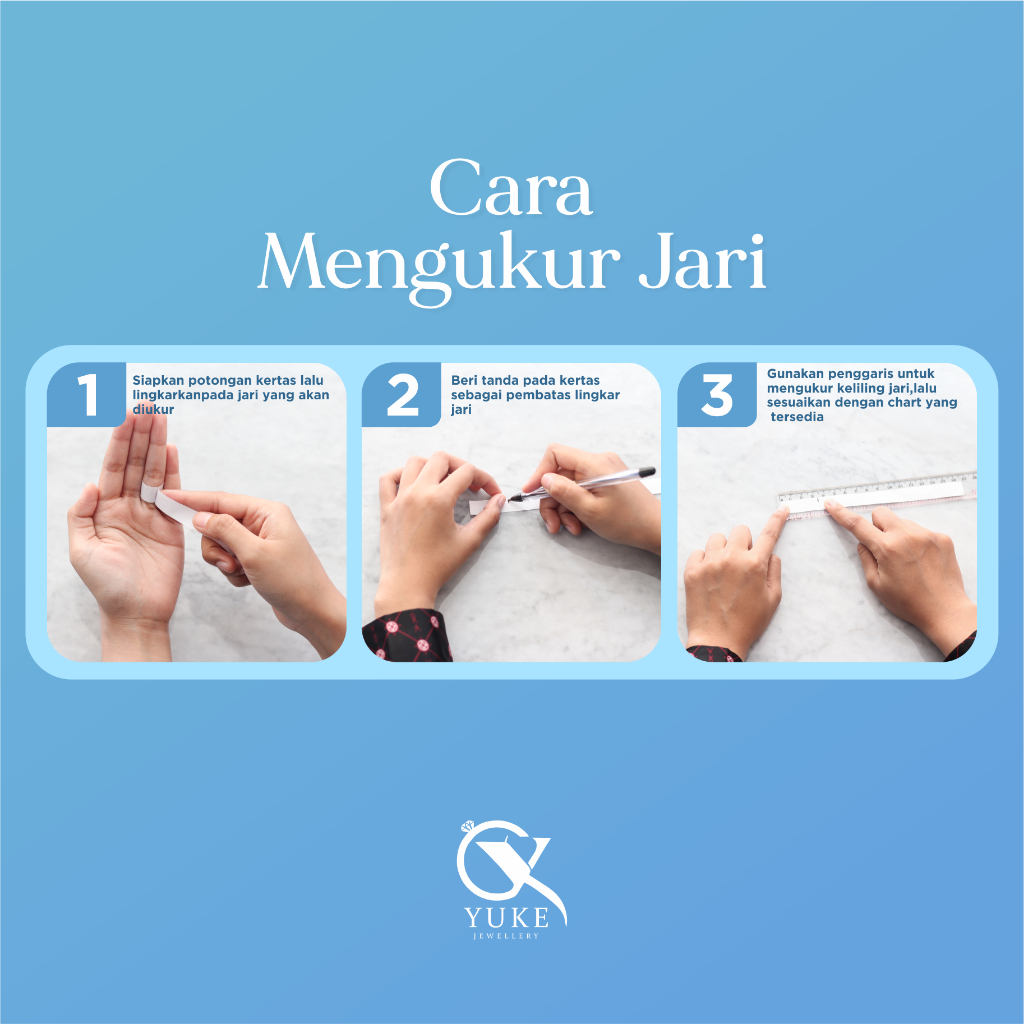Yuke Jewelry - Cincin Kawin/Couple Bahan Emas - Perak - Palladium - Platinum Model SQUARE Series
