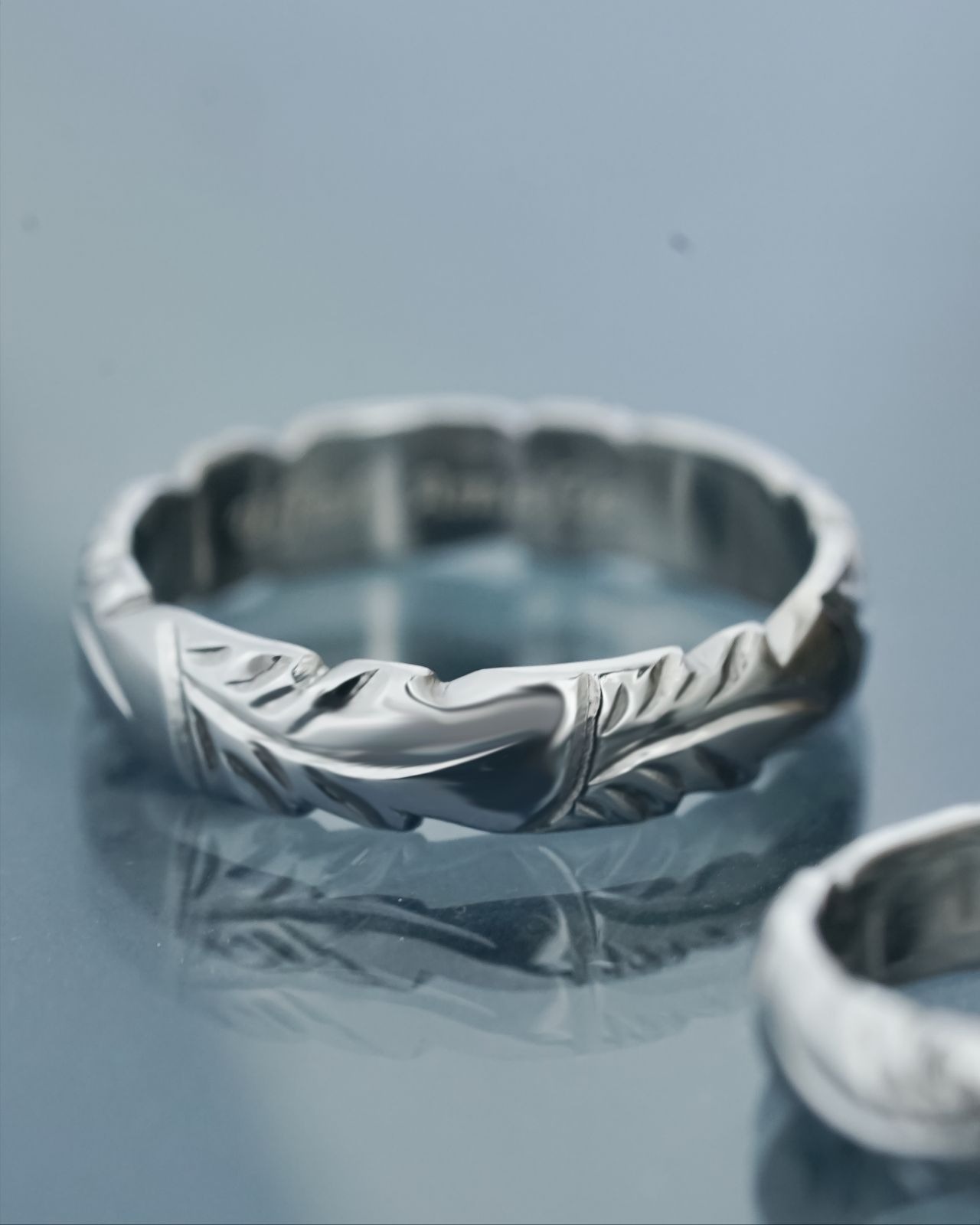 Yuke Jewelry - Cincin Kawin/Couple Bahan Emas - Perak - Palladium - Platinum Model ANORA Series