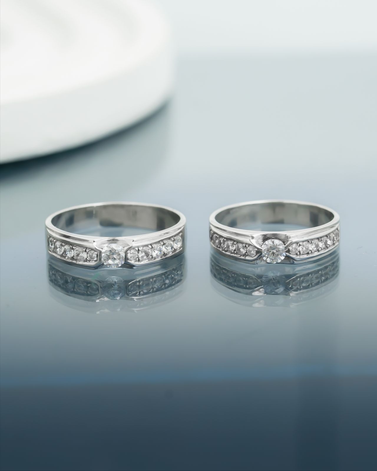 Yuke Jewelry - Cincin Kawin/Couple Bahan Emas - Perak - Palladium - Platinum Model RINJANI Series