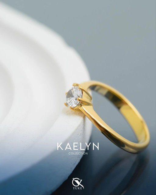 Image of Cincin Kawin Cincin Couple Bahan Perak Cincin Nikah Cincin Lamaran Kaelyn Series