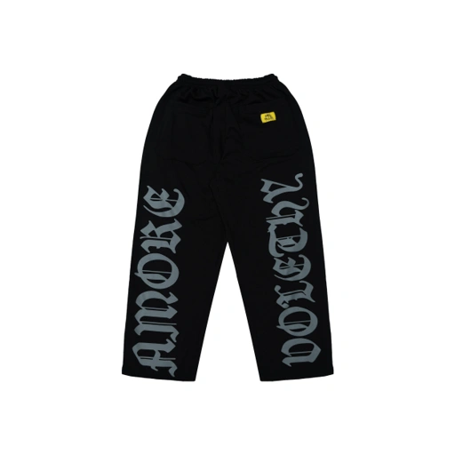 Image of Sweatpants Glory Black On Grey