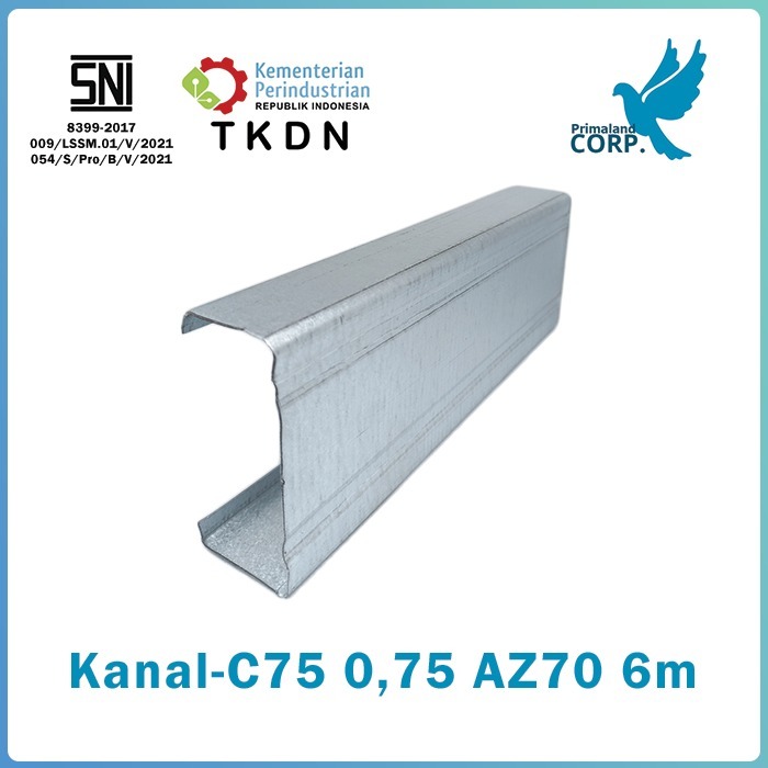 KANAL C75 - 0,75 MM AZ70