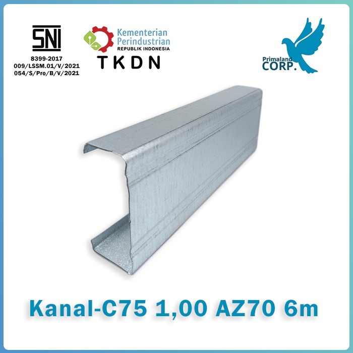 KANAL C75 - 1,00 MM AZ100 