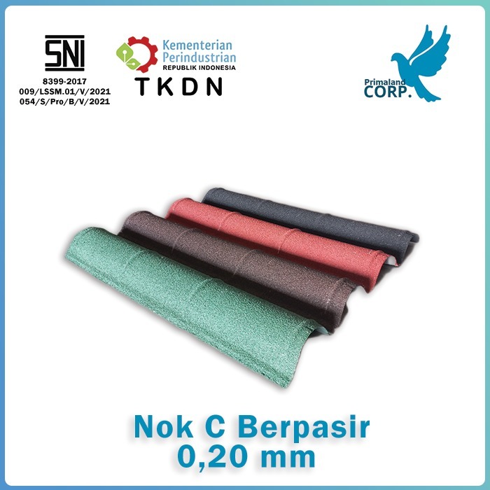 NOK C PASIR - 0,20 MM (HIJAU, COKLAT, MERAH, HITAM)
