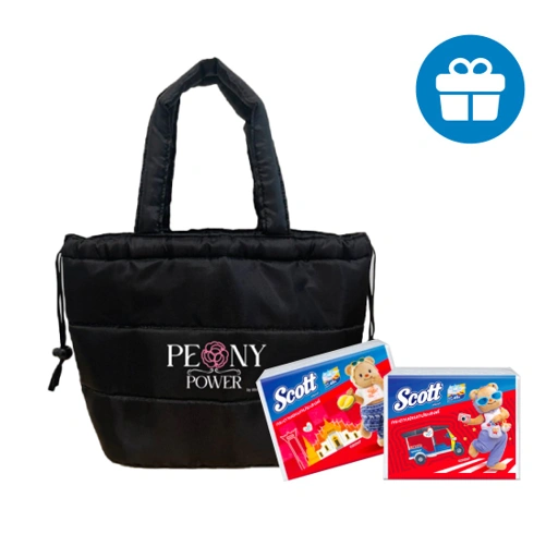 Image of [ของแถม] กระเป๋าสีดำและทิชชู่