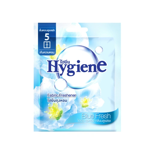 Image of ไฮยีน ถุงหอม กลิ่นบลูเฟรช สีฟ้า 8 กรัม