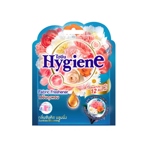Image of ไฮยีน ถุงหอม กลิ่นซันคิส บลูมมิ่ง สีอควา 8 กรัม