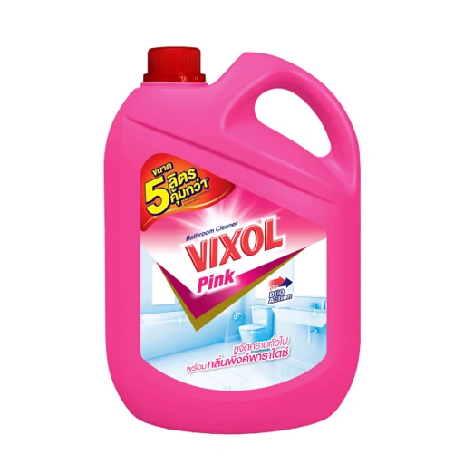 Image of วิกซอล พิ้งค์ ทำความสะอาดห้องน้ำ 5000 มล. สีชมพู