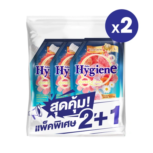 Image of [2 แพ็ค] ปรับผ้านุ่ม สูตรเข้มข้นพิเศษ ไฮยีน เอ็กซ์เพิร์ท แคร์ ไลฟ์เซ้นท์ ซันคิส บลูมมิ่ง อควา 480 มล.