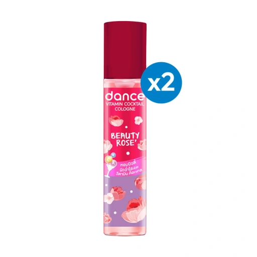 Image of [กด 1 ได้ 2 ขวด] แดนซ์ วิตามิน ค็อกเทล โคโลญ ขนาด 100 มล. Beauty Rose'