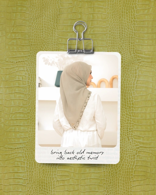 Ghaniea Heritage-Jilbab Paris Jpn Premium Sulam Kayu Manih