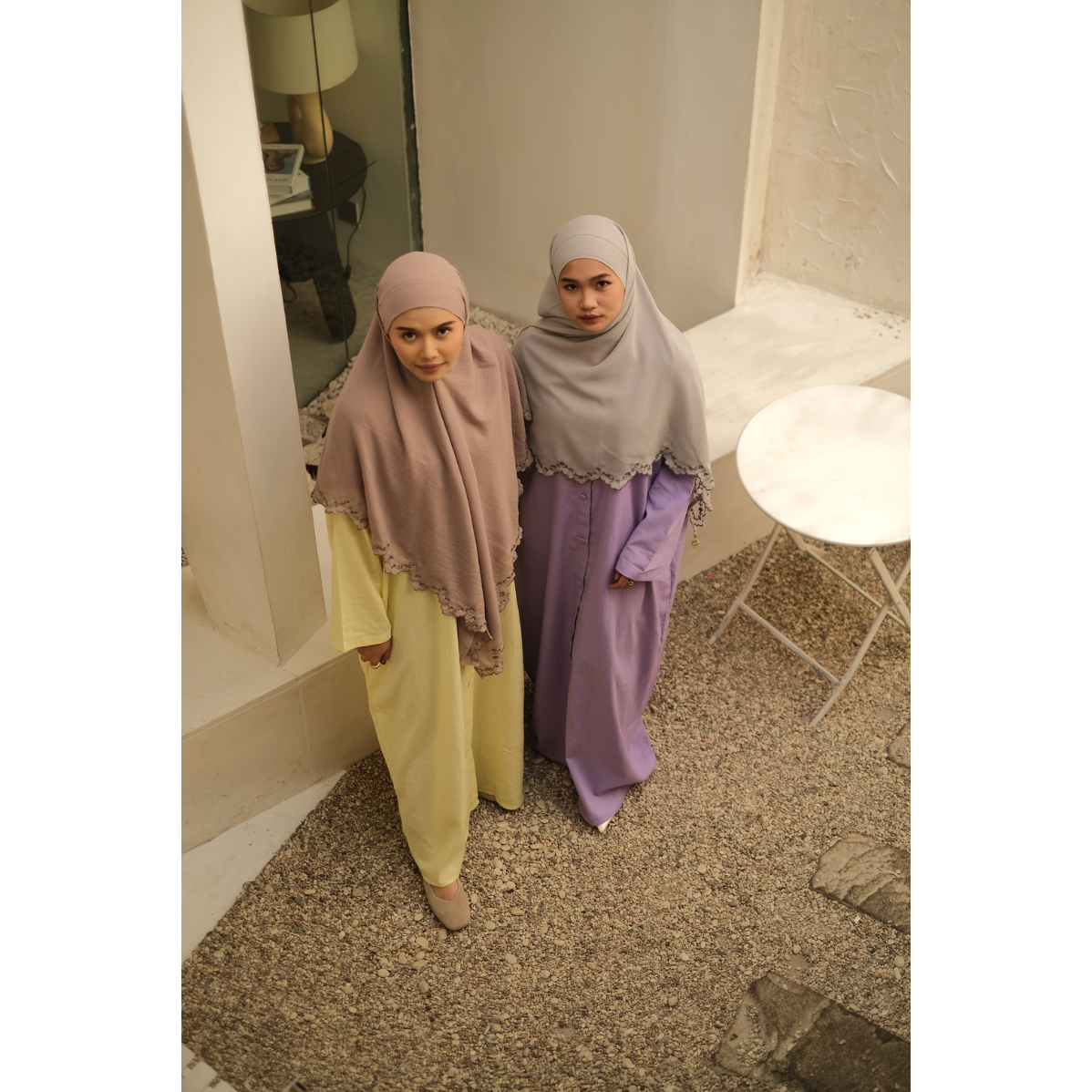 Ghaniea-Russian Loose Abaya Linen Loose