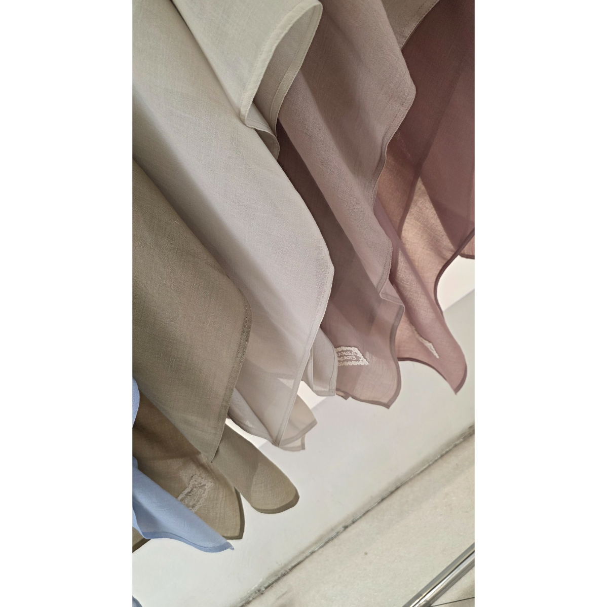 Ghaniea-Plain LACE Chiffon Khimar Bandana 125CM, 135CM, 145CM