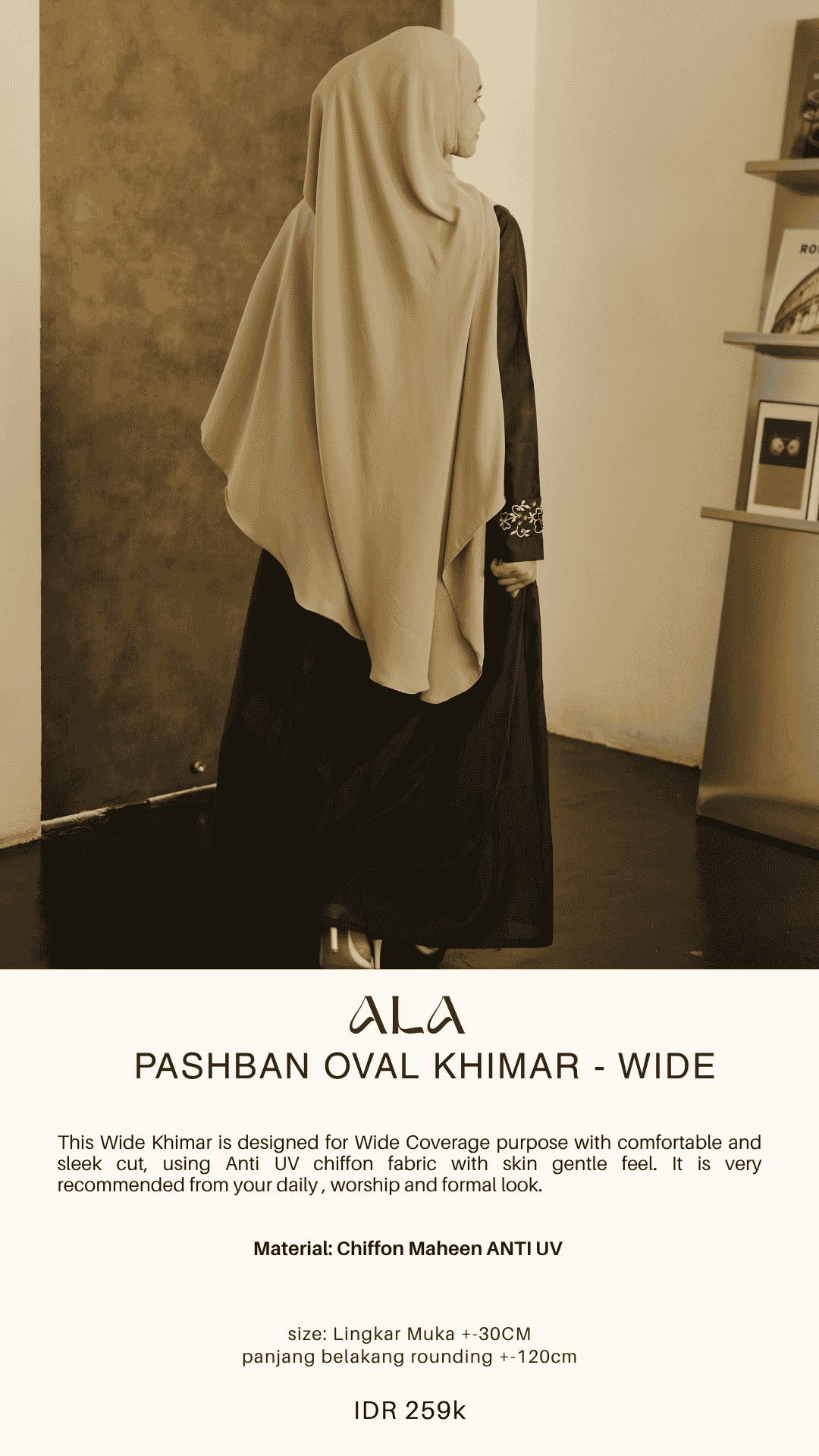 ALA Side French Khimar Wide